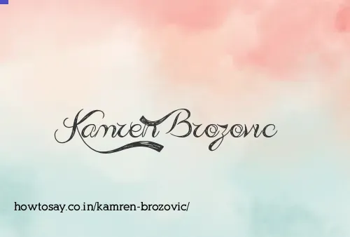 Kamren Brozovic