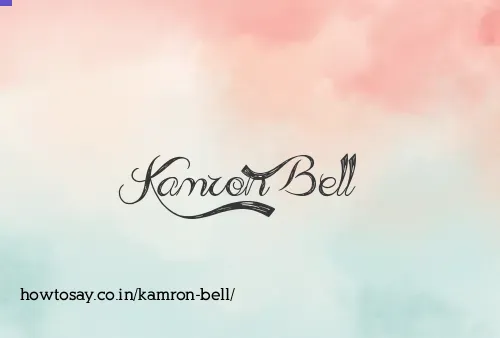 Kamron Bell