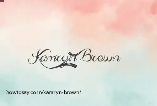 Kamryn Brown