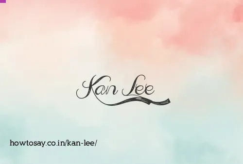 Kan Lee