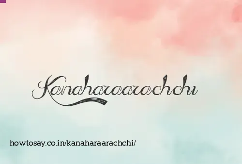 Kanaharaarachchi