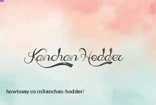 Kanchan Hodder