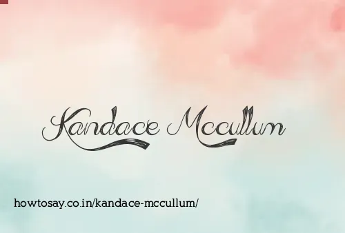 Kandace Mccullum