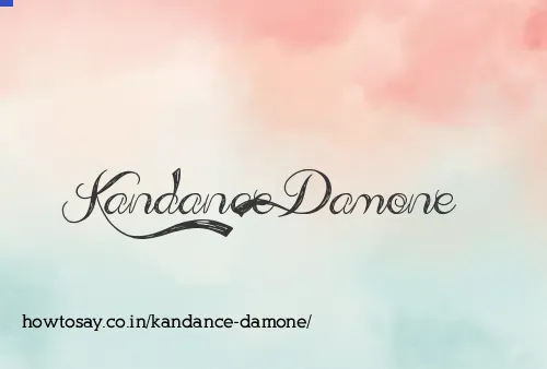 Kandance Damone