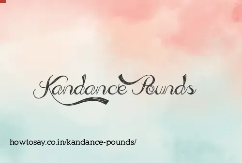 Kandance Pounds