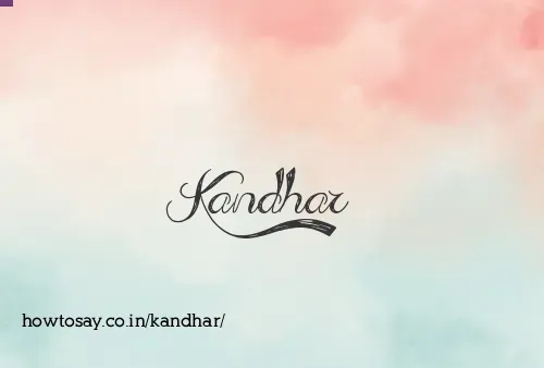 Kandhar