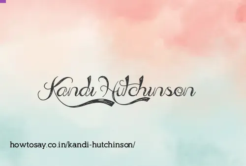 Kandi Hutchinson