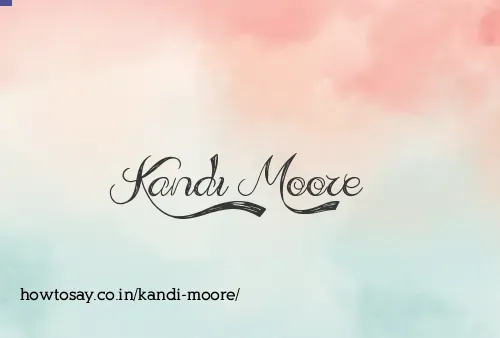 Kandi Moore