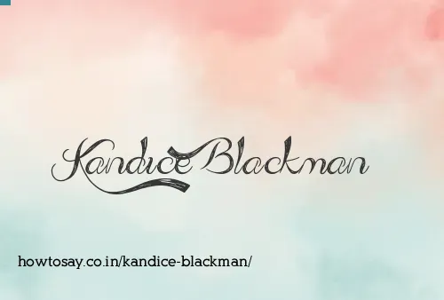 Kandice Blackman
