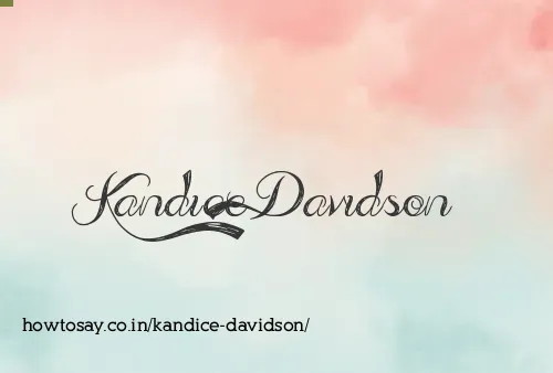 Kandice Davidson