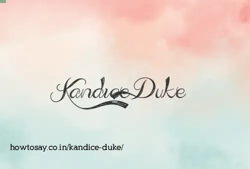 Kandice Duke