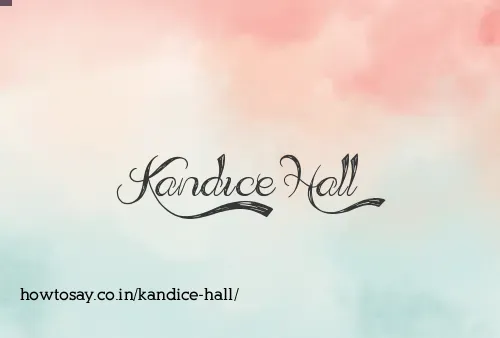 Kandice Hall