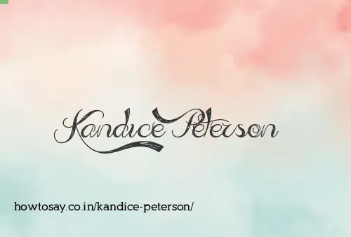 Kandice Peterson