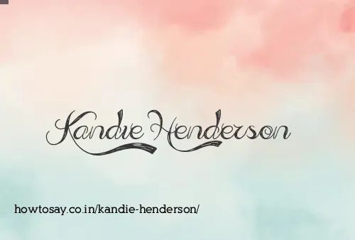 Kandie Henderson