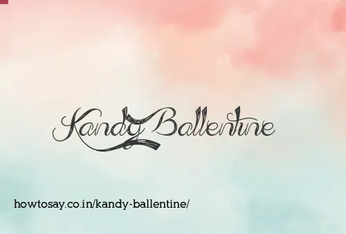 Kandy Ballentine