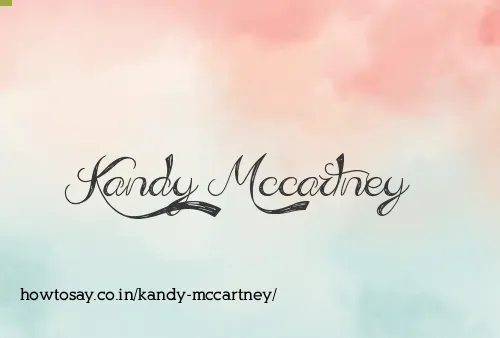 Kandy Mccartney
