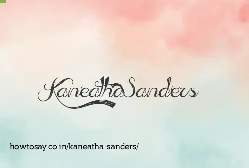 Kaneatha Sanders
