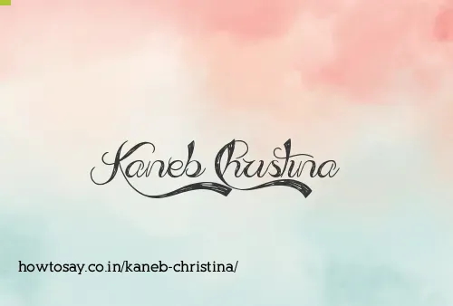 Kaneb Christina