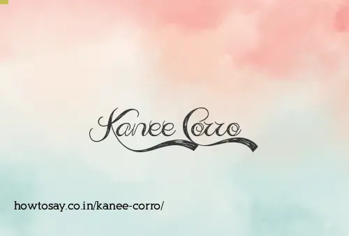 Kanee Corro