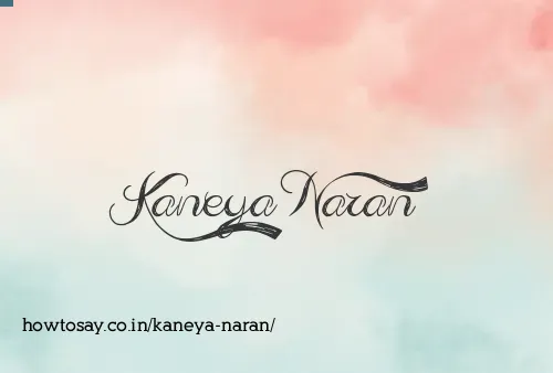 Kaneya Naran
