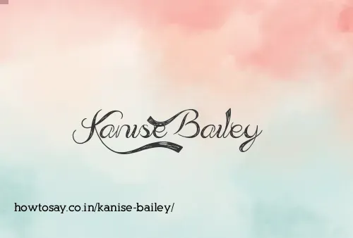 Kanise Bailey