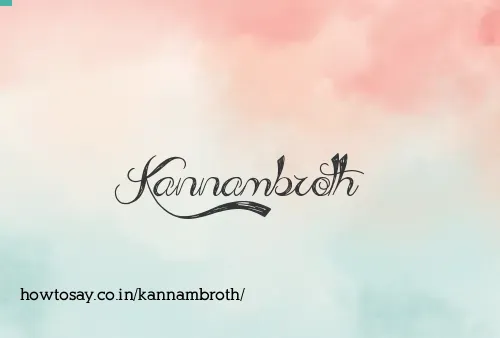 Kannambroth