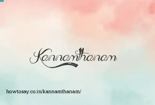 Kannamthanam