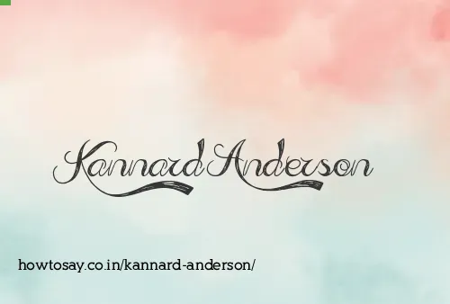 Kannard Anderson