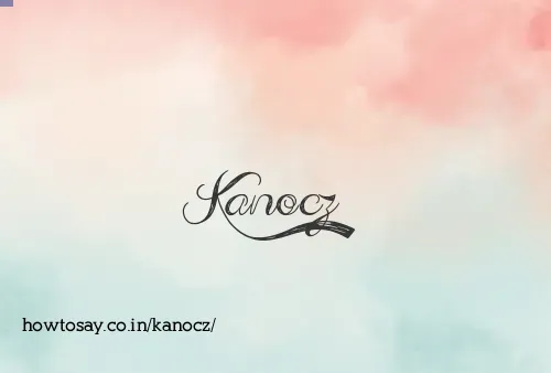 Kanocz