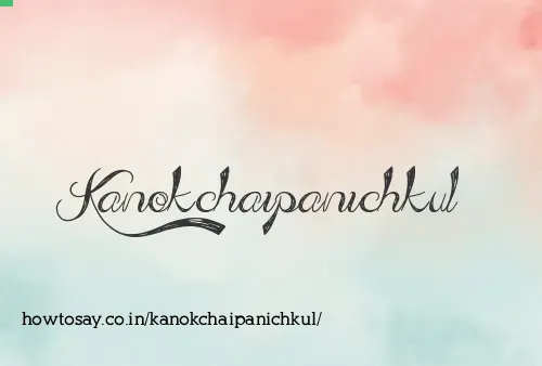 Kanokchaipanichkul