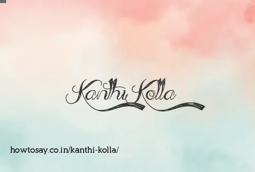 Kanthi Kolla