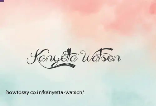 Kanyetta Watson
