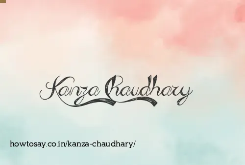 Kanza Chaudhary