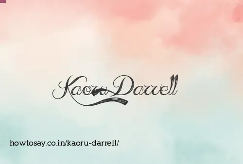 Kaoru Darrell