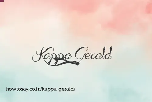Kappa Gerald