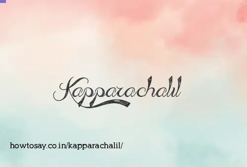 Kapparachalil