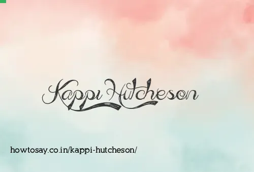 Kappi Hutcheson