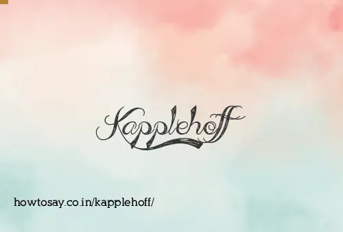 Kapplehoff