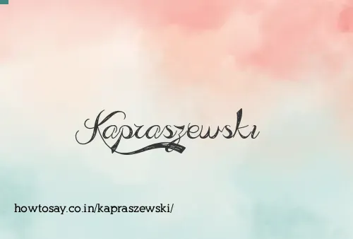 Kapraszewski