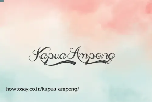 Kapua Ampong