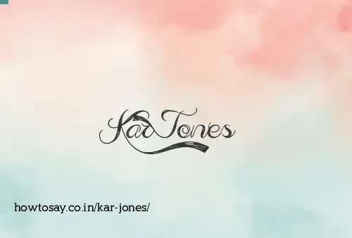 Kar Jones