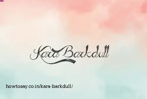 Kara Barkdull