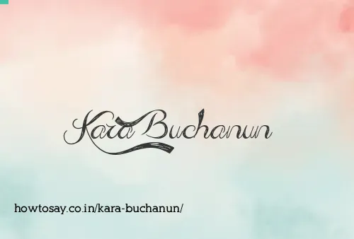 Kara Buchanun