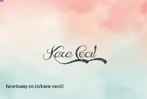 Kara Cecil