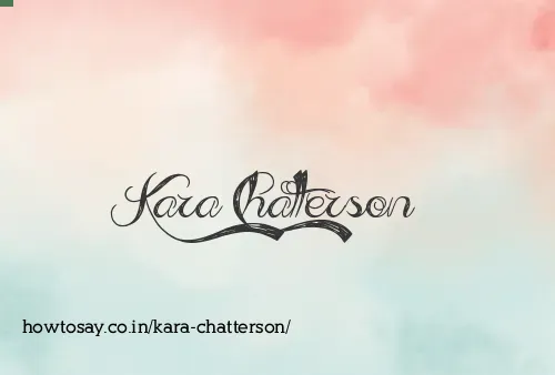 Kara Chatterson
