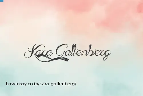Kara Gallenberg