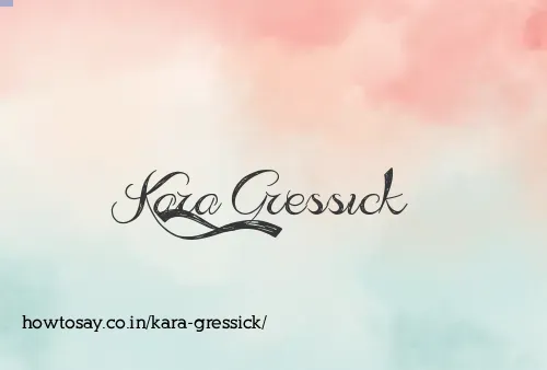 Kara Gressick