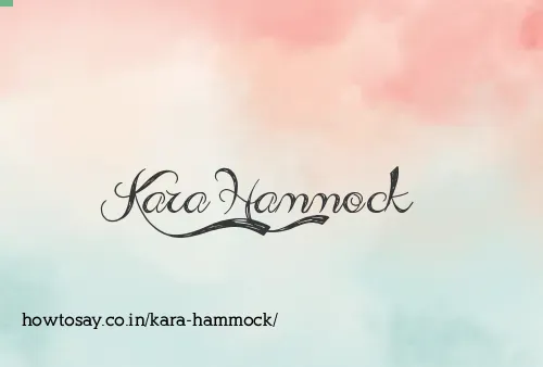 Kara Hammock