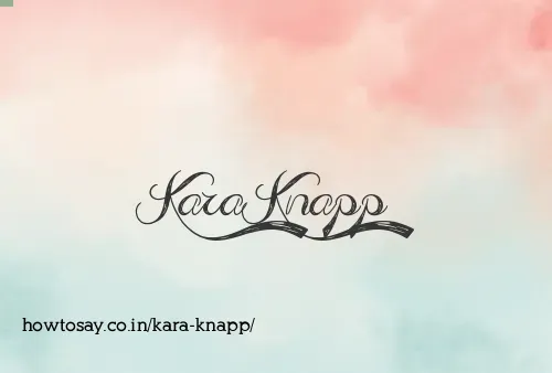 Kara Knapp