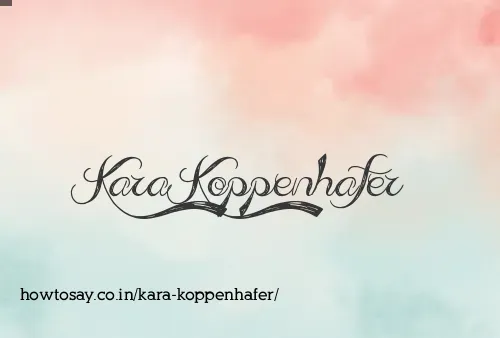 Kara Koppenhafer